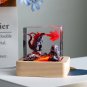 Epoxy Resin Figurines Landscape Miniature Desk Table Light Decor Hand finger ring