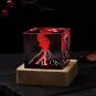 Epoxy Resin Figurines Landscape Miniature Desk Table Light Decor Hand finger ring
