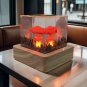 Epoxy Resin Figurines Landscape Miniature Desk Table Light Decor Magic finger ring