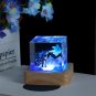 Epoxy Resin Figurines Landscape Miniature Desk Table Light Decor Monster