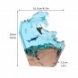 Shark Turtle Resin Figurines Seabed Seaweed Ocean Decor Night Light Gift