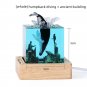 Miniature Whale Shark Turtle Dolphin Resin Night Light Desk Ornament Gift