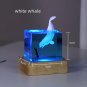 Ocean Whale Turtle Shark Dolphin Epoxy Resin Lamp Tabletop Decor Night Light