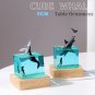 Mini Whale Resin Night Light Ocean Sea Life Figurine Desk Decor Gift