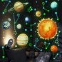 Glow in the Dark Solar System Wall Decals Planets Stars Nursery Decor