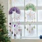 Natural Crystal Suncatcher Tree of Life Wall Hanging Gemstone Home Decor, Colors tree