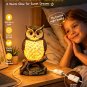 Lion Resin Night Light Animal Statue Desk Decor Bedside Lamp Gift