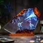 Handmade Robot Lamp Sci-Fi Mech Night Light Cyberpunk Table Decor