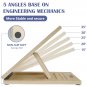 Wooden Stretching Board 5-Level Adjustable Incline Calf Stretcher