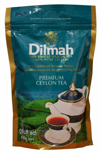 Dilmah premium Ceylon black tea 400g (14.10oz) X 02 Packs