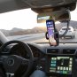 Car Holder Rearview Mirror 360° Adjustable GPS Car Clips Holder for Phone