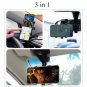 Car Holder Easy Clip Mount Stand Adjustable Cell Smartphone Support Black For Universal