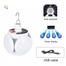 LED Bulb Solar Light Outdoor Waterproof Emergency Solar / USB Cable Rechargeab