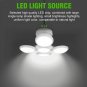 LED Bulb Solar Light Outdoor Waterproof Emergency Solar / USB Cable Rechargeab