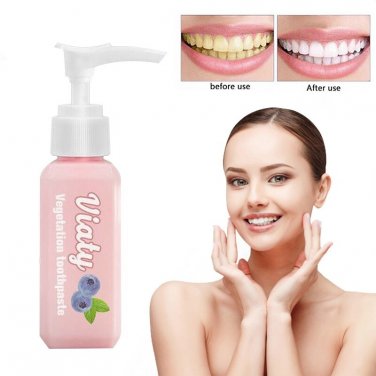 Pressed Toothpaste Viaty Toothpaste Stain Removal Whitening Blueberry