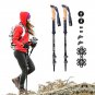 2pcs Aluminum Alloy Trekking Poles Outdoor Trekking Poles Camping Portable Walking Hiking Stick
