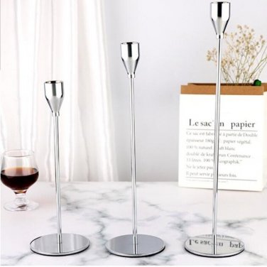 European Style Metal Candle Holders Simple Wedding Decoration Bar Party Living Room Decor