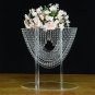 2Pcs Tall Wedding Table Flowers Rack Acrylic Road Lead Crystal Event Party Home Decoration