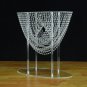 2Pcs Tall Wedding Table Flowers Rack Acrylic Road Lead Crystal Event Party Home Decoration