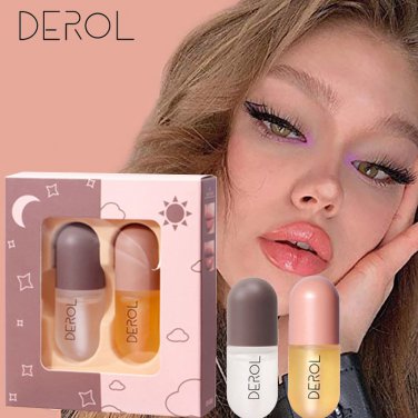 Lip Plumper Set Lip Plumper and Lip Care Gloss Can make the lips Fuller And Maximizer Lip Plumper