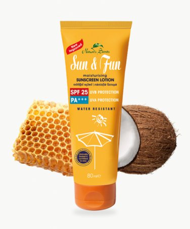 Nature's Secrets SUN & FUN SUNSCREEN LOTION - SPF 25 80ml