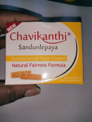 Chavikanthi Sandalwood Face Cream Natural Fairness Formula 35g