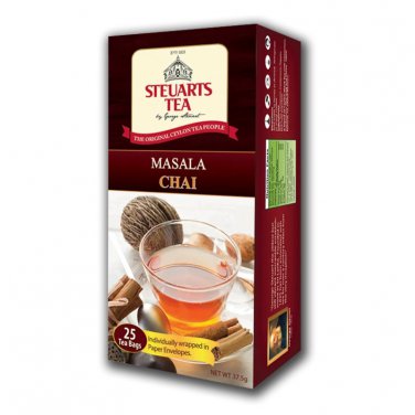 Ceylon tea Steuarts Masala Chai 25 tea Bags