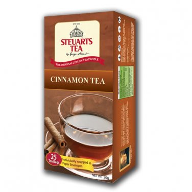 Ceylon tea Steuarts Cinamon Tea 25 tea Bags