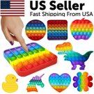 Popit Fidget Toy Push Bubble Sensory Kids Family Games