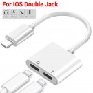 Dual Adapter for iPhone 2 in 1 Headphone & Charger for Apple iPhone 14 13 11 IOS