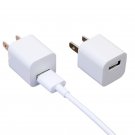 Universal Travel 5V 1A Dual USB Wall Home Charger for iPhone & Samsung