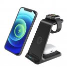 15W Wireless Charger Stand 3in1 Charging Station For Apple iWatch iPhone 14 13