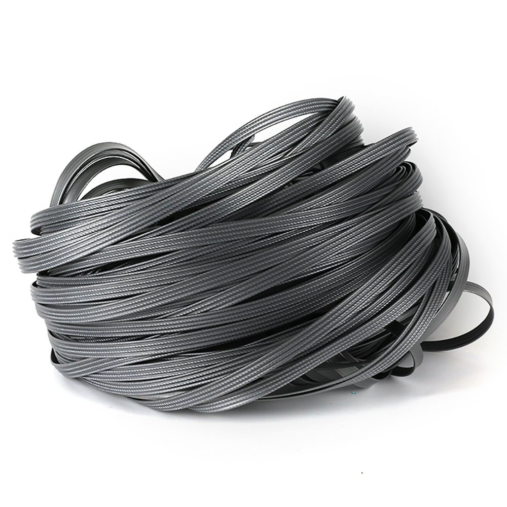 Plastic Rattan Repair Kit Bright Grey Wicker Strips Weave Material for