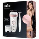 New Braun Silk-epil 9 SensoSmart 9/890 Wet & Dry Epilator with 4 Extras including 3in1 Trimmer