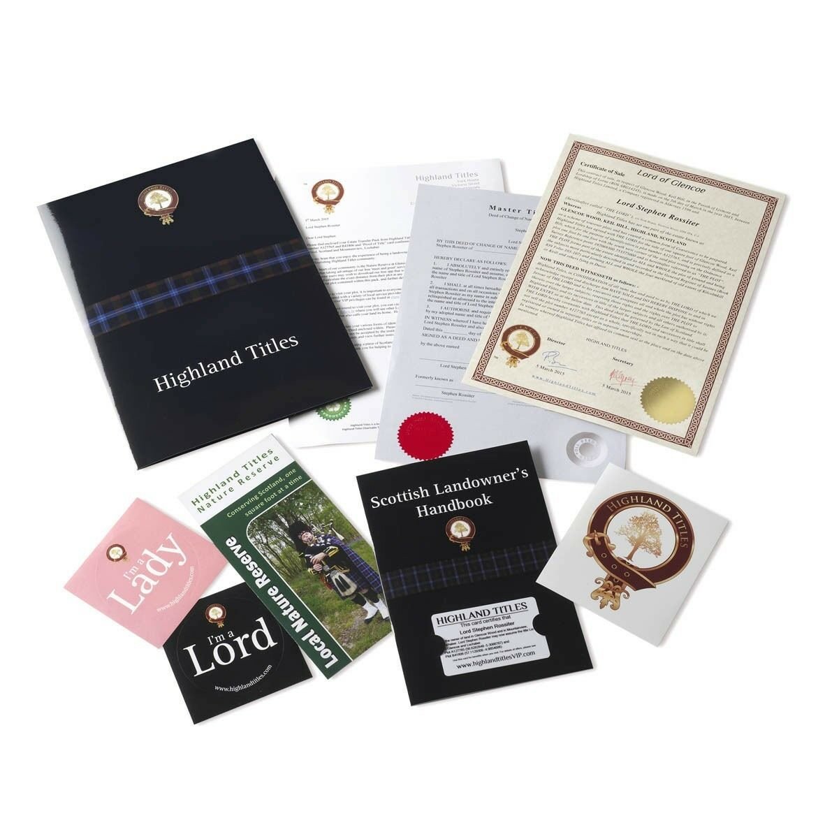 Become Glencoe HighlandTitles Lord, Lady or Laird Title with 100 Sqft Plot
