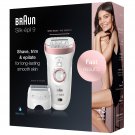 New Braun Silk-epil 9-720 Wet & Dry Epilator with 3 Extras including Shaver Head