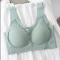 3pcs Plus Size Latex Bra Seamless Bras for Women Underwear  Push Up Bralette with Pad Vest Top Bra