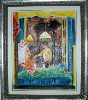 Christine Wong Original Oil Painting *WINDOW* One Of A Kind Signed Art 20" by 16"