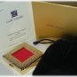 GILDED FRAME Red Enamel GOLD Compact ESTEE LAUDER!