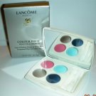 LANCOME COLOUR FOCUS Eyeshadow Quad Palette 4Happy Pink/Blue/Grey DISC NIB!