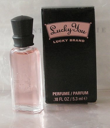 LUCKY YOU Women Pure Parfum Collectible Mini Perfume LUCKY BRAND NIB!