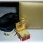 ESTEE LAUDER BEYOND PARADISE Solid Perfume Compact Golden Gift Box 2005 NEW!