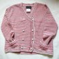 CHANEL 2014 Knitwear Sweater Cardigan Skirt Set Pink Stripes Size 36 ITALY NWOT