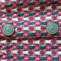 CHANEL Sweater Knitwear Cardigan RED/BLUE Checker Cotton Blend Size 38(Italy) NWOT!
