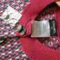 CHANEL Sweater Knitwear Cardigan RED/BLUE Checker Cotton Blend Size 38(Italy) NWOT!