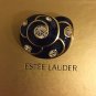 ESTEE LAUDER WHITE LINEN Glistening Snail Solid Perfume Crystal Compact