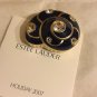 ESTEE LAUDER WHITE LINEN Glistening Snail Solid Perfume Crystal Compact