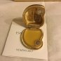 ESTEE LAUDER WHITE LINEN Glistening Snail Solid Perfume Crystal Compact