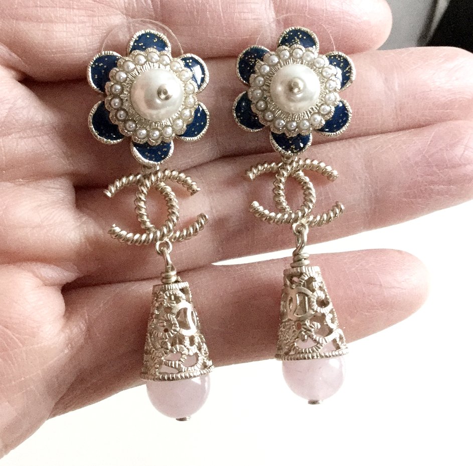 chanel earrings drop