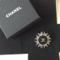 CHANEL SUN RAY Fashion Brooch Pin Black Bead Silver Crystal Stuning Beauty NIB